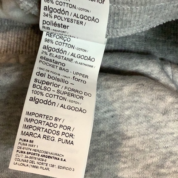 Puma Size 2X Grey Sweatpants With Pockets. New With Tags. - Picture 7 of 7
